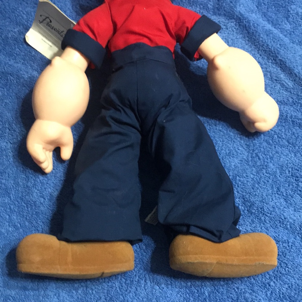 1985 rubber neck rubber arm rubber face Popeye doll - Picture 5 of 12